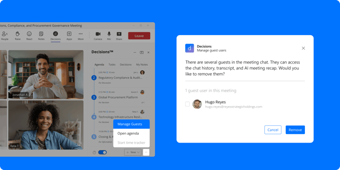 June 2025 Product Updates - Remove guests from chat
